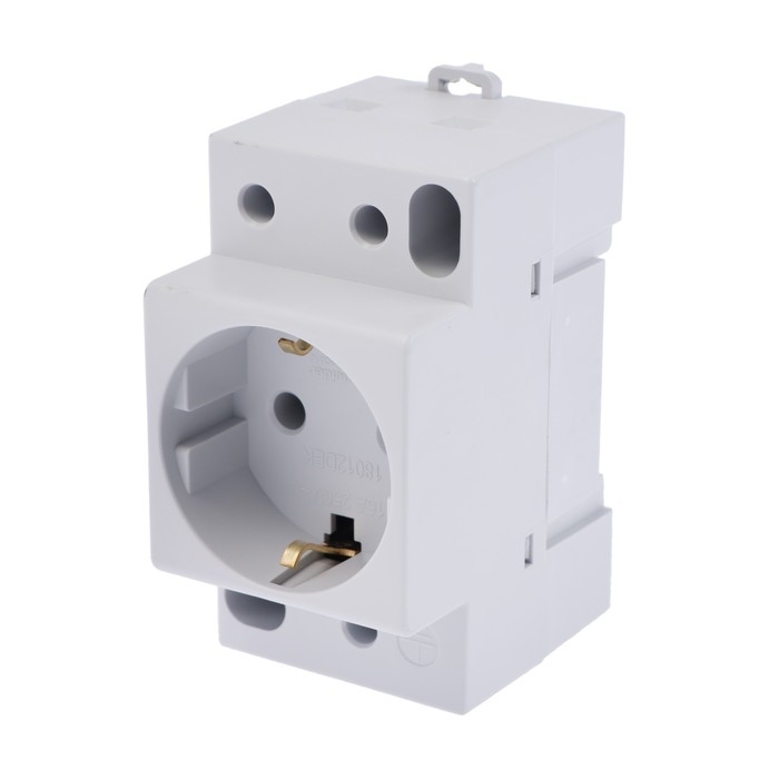 Розетка модульная SE DEKraft, 16 А, 250 В, на DIN-рейку, с з/к, IP20, белая, РМ-102 Розетка модульная SE DEKraft, 16 А, 250 В, на DIN-рейку, с з/к, IP20, белая, РМ-102