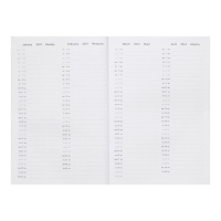 Ежедневник датированный 2024 года, А5, 176 листов, Attomex.Arkona, обложка бумвинил, ляссе, блок 70 г/м2, синий