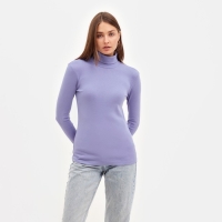 Водолазка женская MINAKU: Basic line, цвет сиреневый, размер 42 Водолазка женская MINAKU: Basic line, цвет сиреневый, размер 42