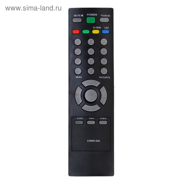 Пульт дистанционного управления Luazon, для телевизоров LG, 27 кнопок, чёрный Пульт дистанционного управления Luazon, для телевизоров LG, 27 кнопок, чёрный