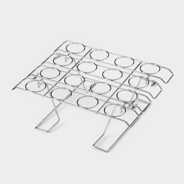 Подставка для мороженого и десертов KONFINETTA, 28&times;21&times;10 см, цвет хромированный
