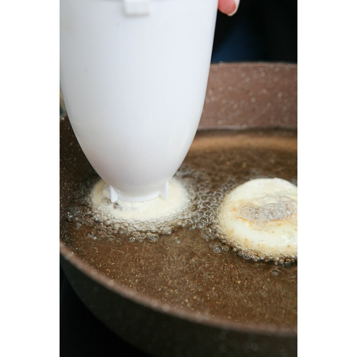 Форма для пончиков Доляна, 10&times;19 см, цвет белый