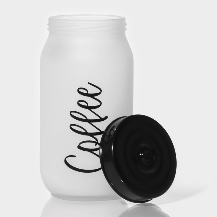 Банка стеклянная для сыпучих продуктов Herevin Coffee, 1 л