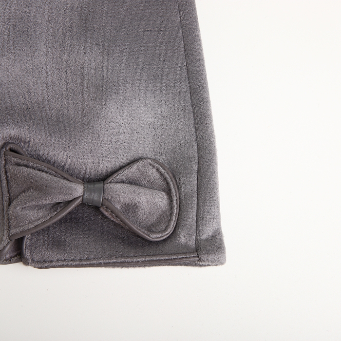 Перчатки женские, безразмерные, без утеплителя, цвет серый