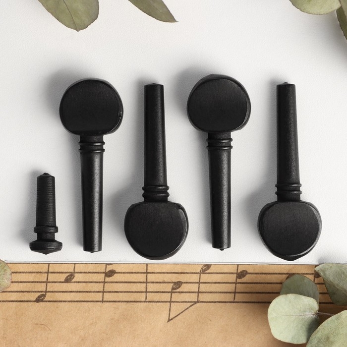 Набор колков для скрипки Music Life 4/4, 4 штуки Набор колков для скрипки Music Life 4/4, 4 штуки