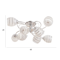 Люстра "Венда" 8х40Вт Е27 Хром МОДЕЛЬ: 2800089 Люстра "Венда" 8х40Вт Е27 Хром МОДЕЛЬ: 2800089