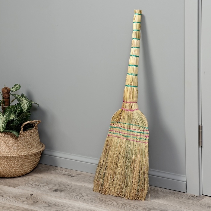 Веник 3-х лучевой 6-ти прошивной &laquo;Сорго&raquo;, 400 гр, 95 см