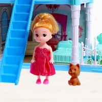 Дом для кукол &laquo;Сказочная жизнь&raquo; с куклой, питомцем и аксессуарами, свет