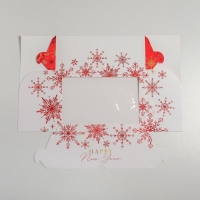 Коробка для капкейков &laquo;Let it snow&raquo;, 17 х 25 х 10см, Новый год
