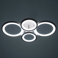 Люстра "Кольца" LED 80Вт Коричневый 2700-6400к 60х45х14 Люстра "Кольца" LED 80Вт Коричневый 2700-6400к 60х45х14