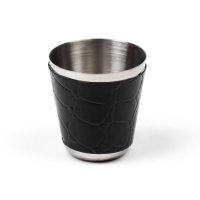 Подарочный набор 6 в 1 "Дубль": фляжка 270 мл, воронка, 4 рюмки, 17 х 17 см