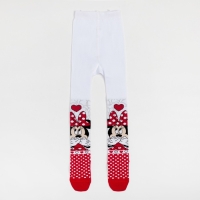Колготки Дисней «Минни Маус», цвет красный/белый, 104-110 см Колготки Дисней «Минни Маус», цвет красный/белый, 104-110 см