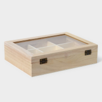 Ящик для хранения чайных пакетиков Доляна «Ахмадабад», 9 ячеек, 24×17,3×6,5 см Ящик для хранения чайных пакетиков Доляна «Ахмадабад», 9 ячеек, 24×17,3×6,5 см