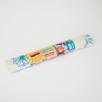 Скатерть без основы одноразовая двухсторонняя &laquo;Лилии&raquo;, 110&times;180 см, рулон 5 шт, белая