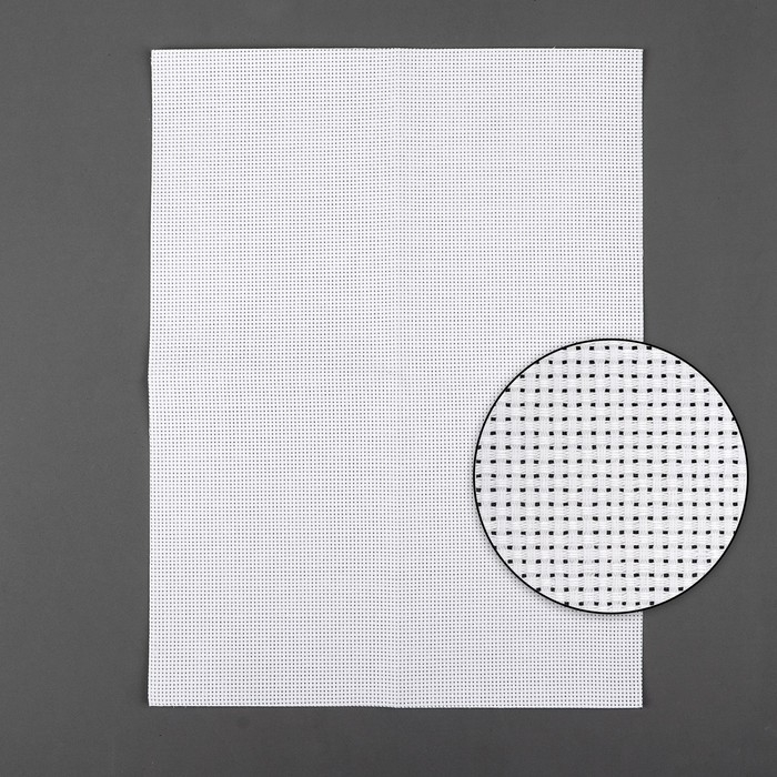 Канва для вышивания, №11, 30 &times; 40 см, цвет белый