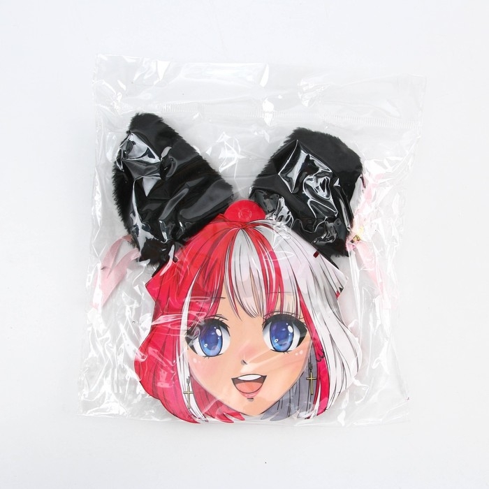 Заколки для волос ушки &laquo;Милашка&raquo;, 2 шт, 6 х 7 х 3 см