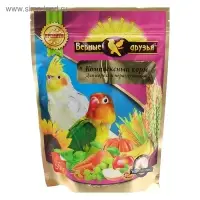 Корм &laquo;Верные друзья&raquo; для карелл и неразлучников, овощи/фрукты, 500 г