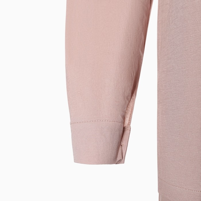 Комплект женский (рубашка, брюки, топ) KAFTAN Комплект женский (рубашка, брюки, топ) KAFTAN "Base" р. 46, пудровый