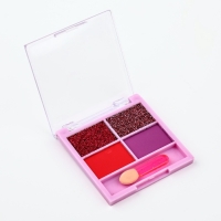 Набор детской косметики с кольцом «Сладкий виноград», тени 4 цв по 1,5 гр, блеск 10 гр, тон прозрачный Набор детской косметики с кольцом «Сладкий виноград», тени 4 цв по 1,5 гр, блеск 10 гр, тон прозрачный