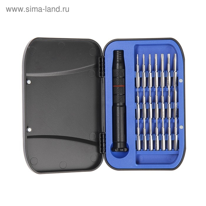 Набор для точных работ ТУНДРА, сталь S2, 22 предмета