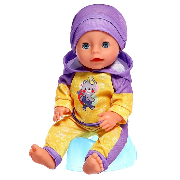 Пупс функциональный &laquo;Мой малыш&raquo; с аксессуарами, пьёт, писает