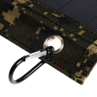 Солнечная панель для зарядки телефона, складная, 4 панели, 21 Вт, 44&times;16.5&times;0.3 см, хаки