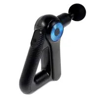 Массажёр для тела LEM-11, перкуссионный, 9 насадок, 9  режимов, черный