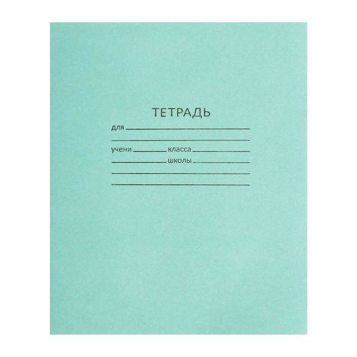 Комплект тетрадей из 10 штук, 24 листа в линию КПК "Зелёная обложка", блок офсет, 58-62 г/м&sup2;, белизна 90%