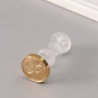 Сургучный набор "Котики Инь-Ян" печать, ручка, сургуч 12,5х10х3,6 см