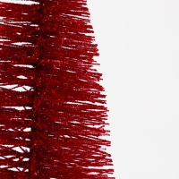 Новогодний декор &laquo;Ёлка в красном цвете с блестками&raquo;, 8 &times; 8 &times; 15 см