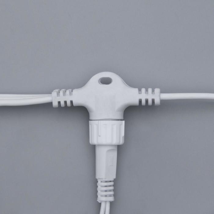 Гирлянда &laquo;Занавес&raquo; 2 &times; 6 м, IP44, УМС, белая нить, 1440 LED, свечение белое, мерцание, 220 В