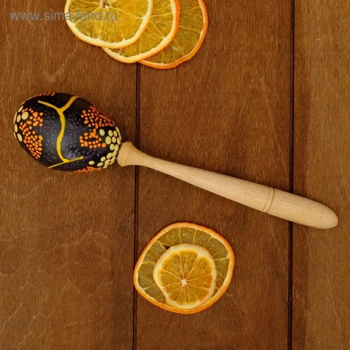 Сувенирный музыкальный инструмент "Маракас" 24х5,5х5,5 см МИКС