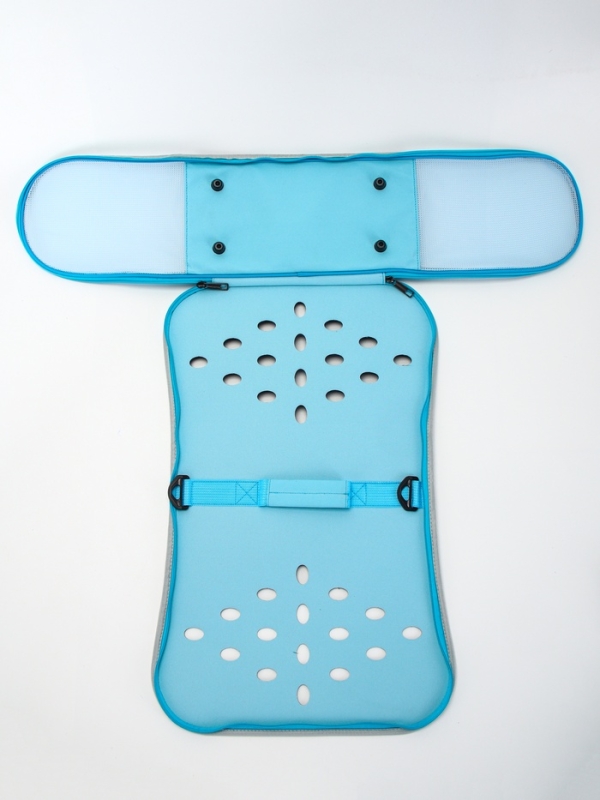 Складная сумка-переноска, материал EVA, 43 х 20 х 29 см, голубая