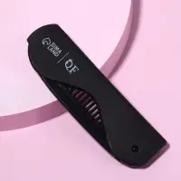 Расчёска складная &laquo;QF&raquo;, 17,5/9,7 &times; 3 см, цвет чёрный