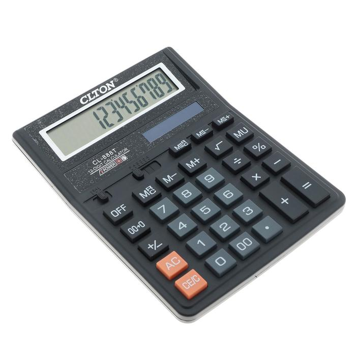 Калькулятор настольный, 12 - разрядный, CL - 888T Калькулятор настольный, 12 - разрядный, CL - 888T