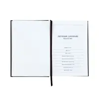 Ежедневник недатир А5 160л Вивелла черный