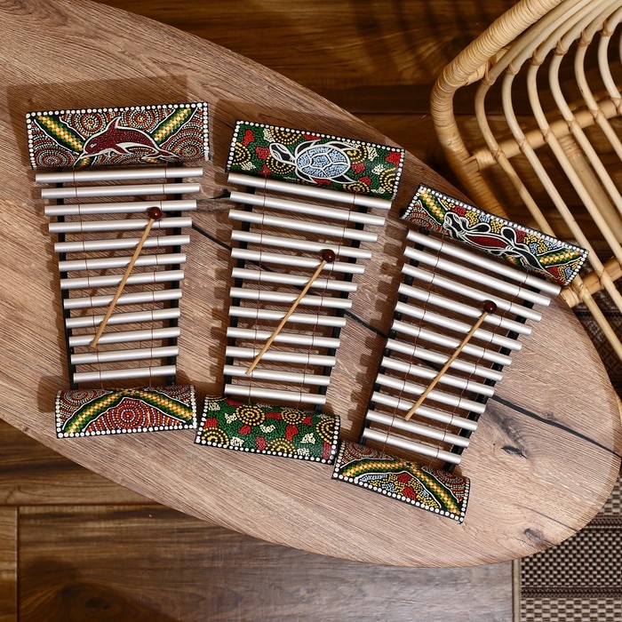 Сувенирный музыкальный инструмент &laquo;Ксилофон&raquo;, 36&times;23&times;6 см, МИКС