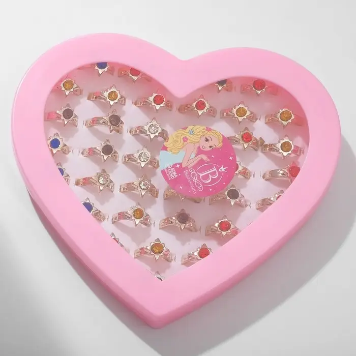 Кольцо &laquo;Выбражулька&raquo; искорка, МИКС в золоте, безразмерное