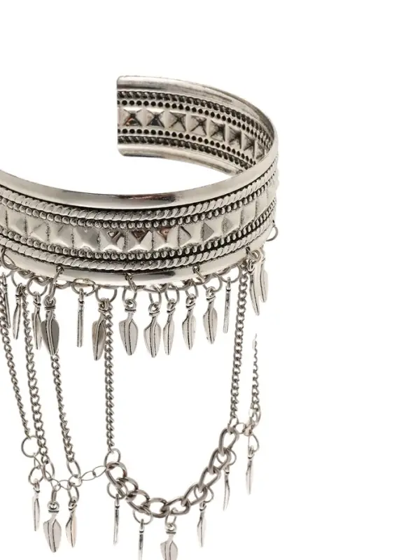 Браслет на предплечье &laquo;Перо&raquo;, цвет серебро