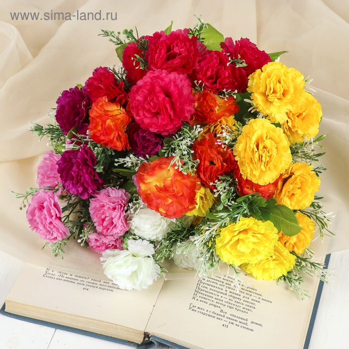 Букет Букет "Гвоздики" 5х25 см, микс