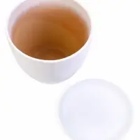 Набор горшков цветочный поддоном 4 шт 0,4 / 1 / 2,5 / 5 л керамика, Белый