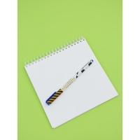 Набор пластиковых ручек "Лучший выпускник школы", синяя паста 0.7 мм, 4 шт