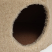 Домик для животных угловой, джут, 35 х 35 х 64 см, бежевый Домик для животных угловой, джут, 35 х 35 х 64 см, бежевый