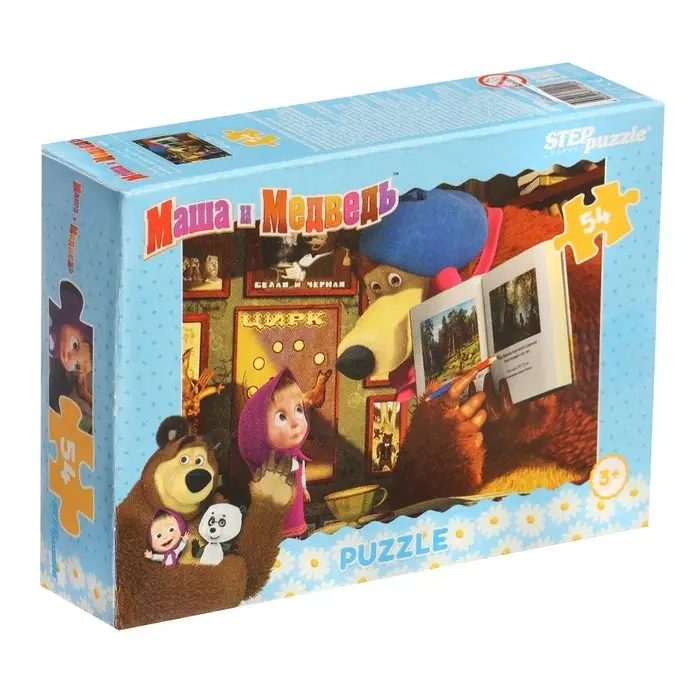 Пазлы &laquo;Маша и Медведь&raquo;, 54 элемента, МИКС