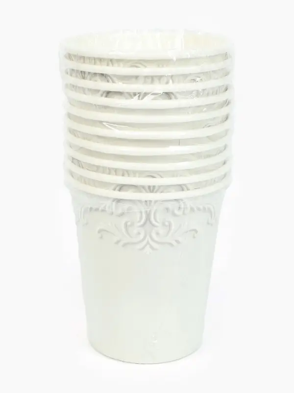 Стакан одноразовый бумажный &laquo;Керамика, узоры&raquo;, 250 мл