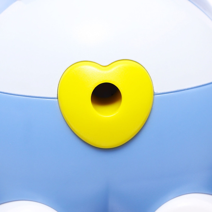 Точилка механическая с контейнером, Ушки синий/белый