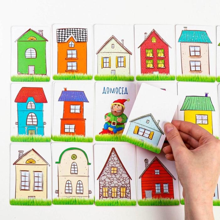 Настольная игра &laquo;Гномики в домике&raquo;, 36 карт, 5+