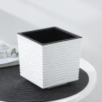 Кашпо со вставкой &laquo;Стиль&raquo;, 1,5 л, цвет мрамор