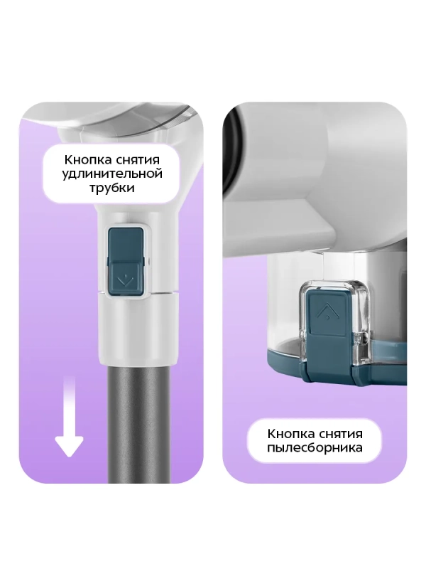 Проводной вертикальный пылесос КТ-5204 - 550 Вт