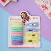 Набор для волос &laquo;Аделия&raquo;: 10 резинок 3 см, 4 невидимки 3.5 см, классик колор, МИКС